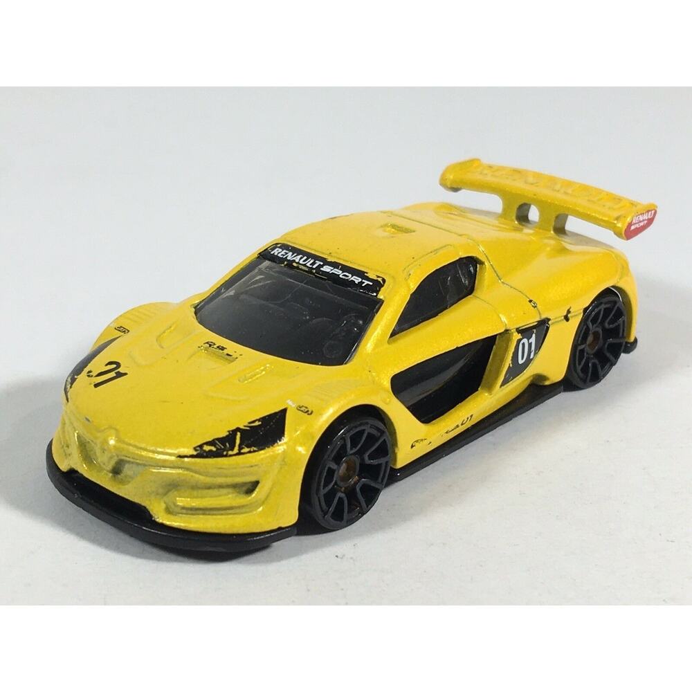 Hot Wheels Renault Sport RS HW Exotics 2016 Race Car Yellow Black 01